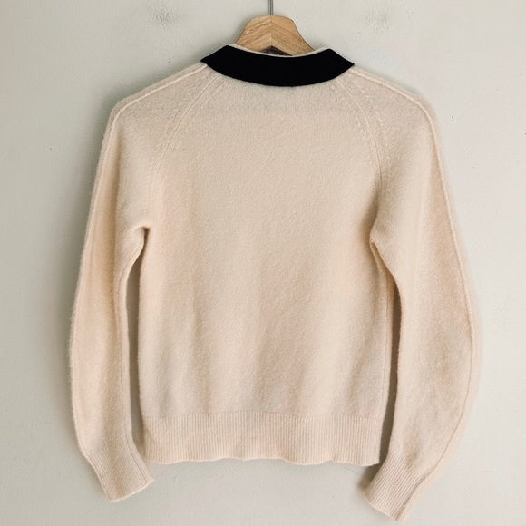 Dorothee Schumacher • Cashmere Detailed Neckline in Cream - Picture 6 of 11